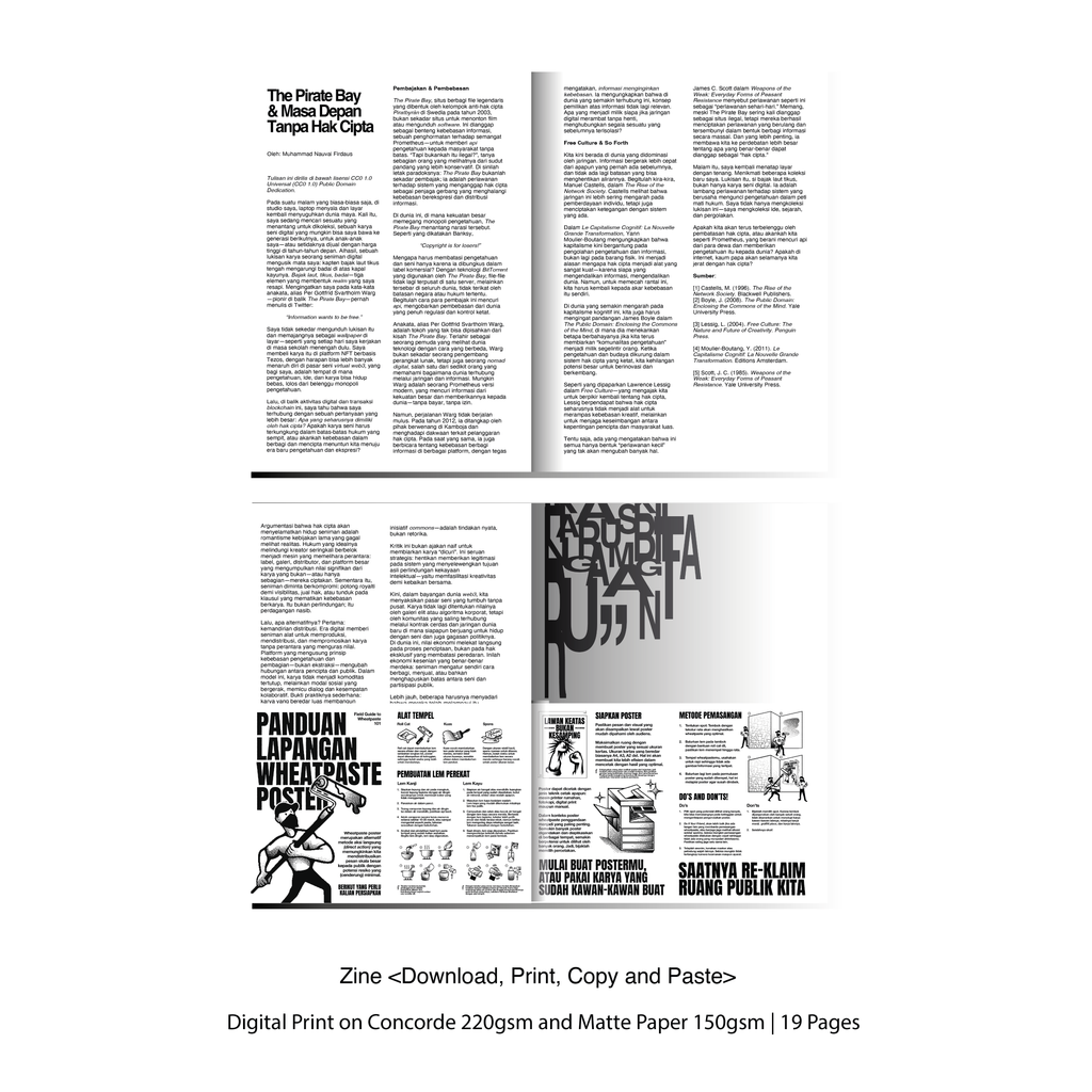 Zine <DOWNLOAD, PRINT, COPY AND PASTE>