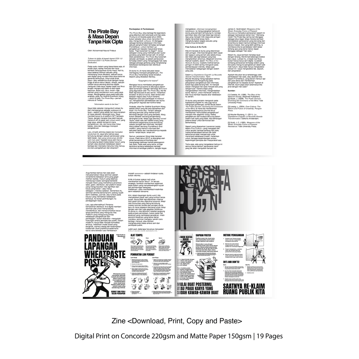 Zine <DOWNLOAD, PRINT, COPY AND PASTE>