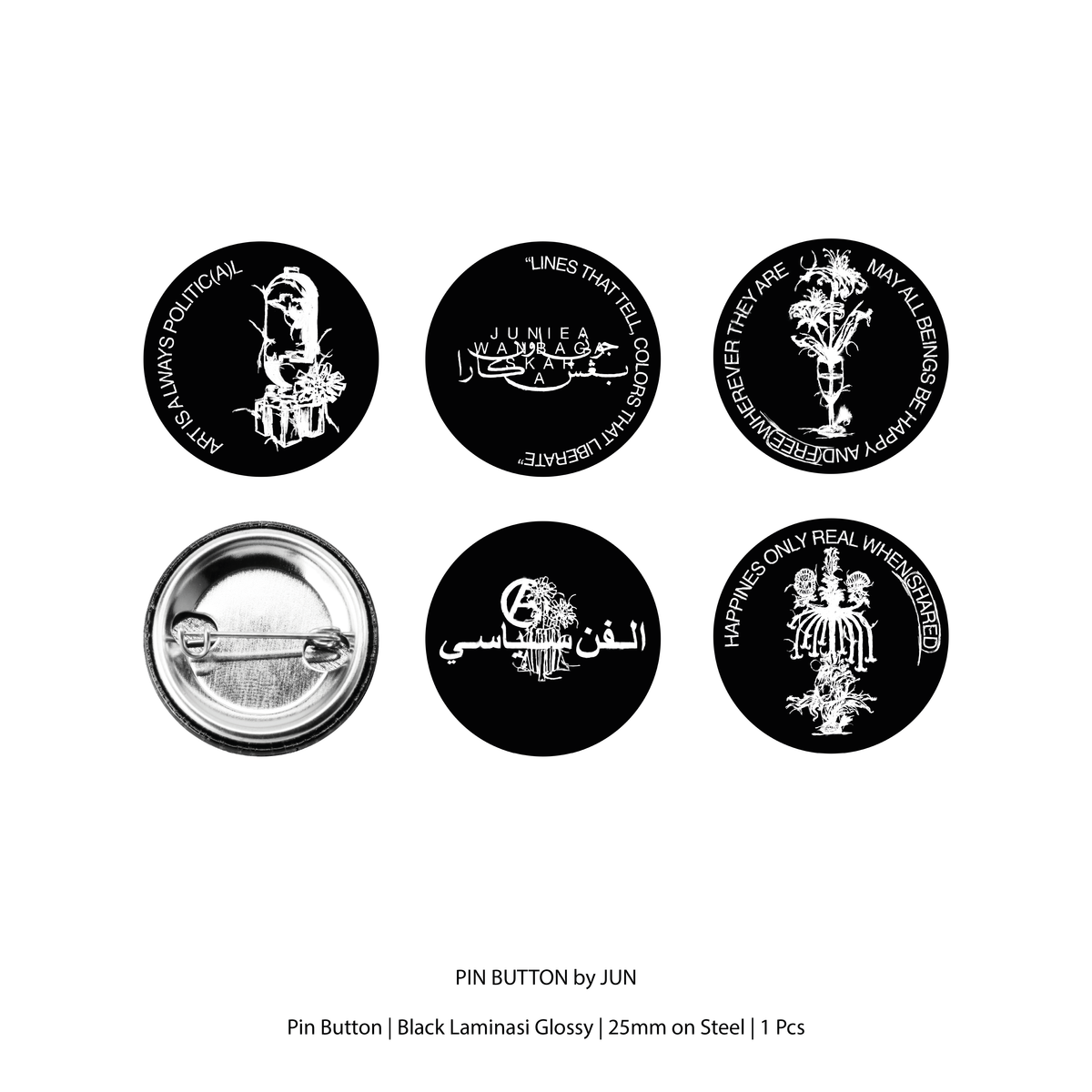Pin Button by JUN